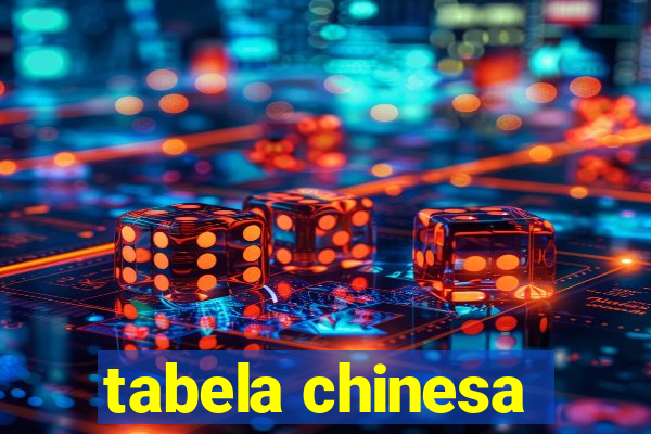 tabela chinesa